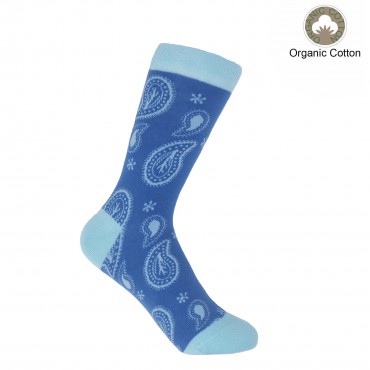 Women PEPER HAROW Paisley Womens Socks - Blue £14.00