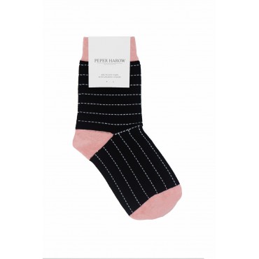 Women PEPER HAROW Dash Womens Socks - Black £12.00