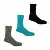 Men PEPER HAROW Ribbed Mens Bed Socks Bundle - Black Aqua Grey £36.00