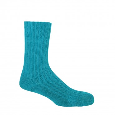 Men PEPER HAROW Ribbed Mens Bed Socks Bundle - Black Aqua Grey £36.00