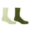 Men PEPER HAROW Ribbed Cuff Mens Bed Socks Bundle - Cream Green £24.00