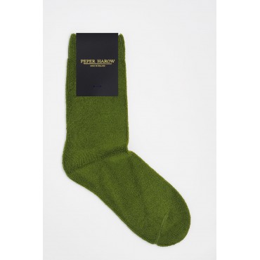 Men PEPER HAROW Ribbed Cuff Mens Bed Socks Bundle - Cream Green £24.00