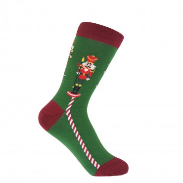 Women PEPER HAROW Nutcracker Womens Socks - Green £7.00