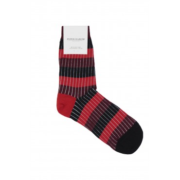 Women PEPER HAROW Chord Womens Socks - Red £10.00