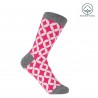 Women PEPER HAROW Mosaic Womens Socks - Pink £12.00