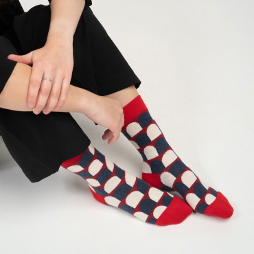 Women PEPER HAROW Ouse Womens Socks - Red £13.00