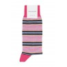 Men PEPER HAROW Multistripe Mens Socks - Pink £13.00