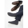 Men PEPER HAROW Recycled Ribbed Mens Socks - Charcoal £10.00