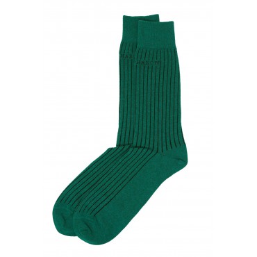 Men PEPER HAROW Recycled Ribbed Mens Socks - Green £10.00