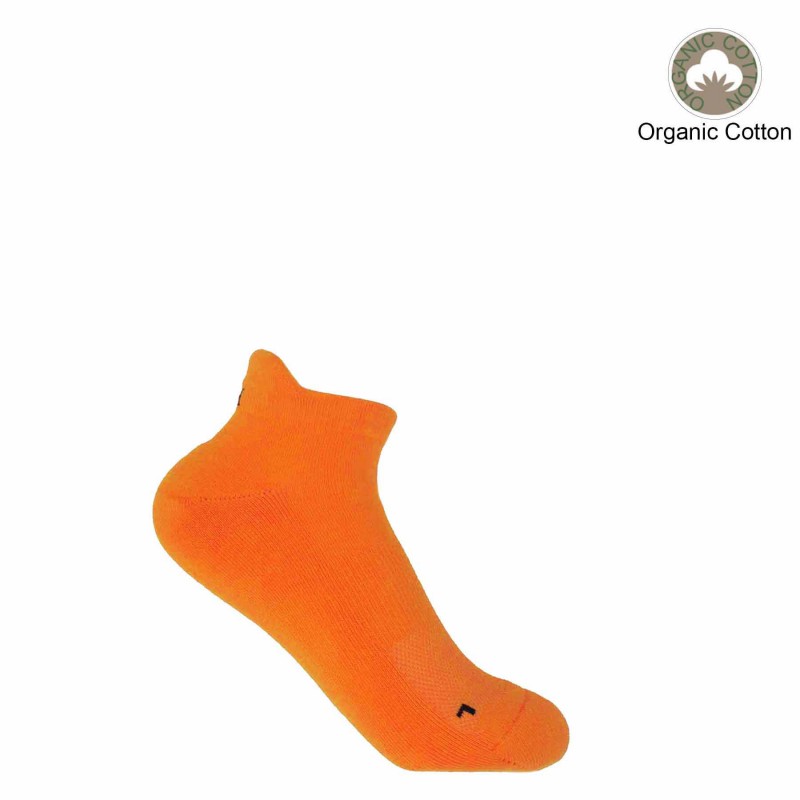 Women PEPER HAROW Organic Womens Trainer Sport Socks - Orange £10.00