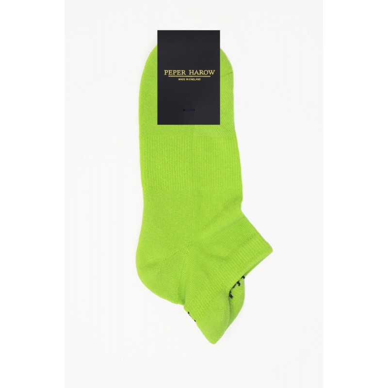 Women PEPER HAROW Organic Womens Trainer Sport Socks - Neon £10.00