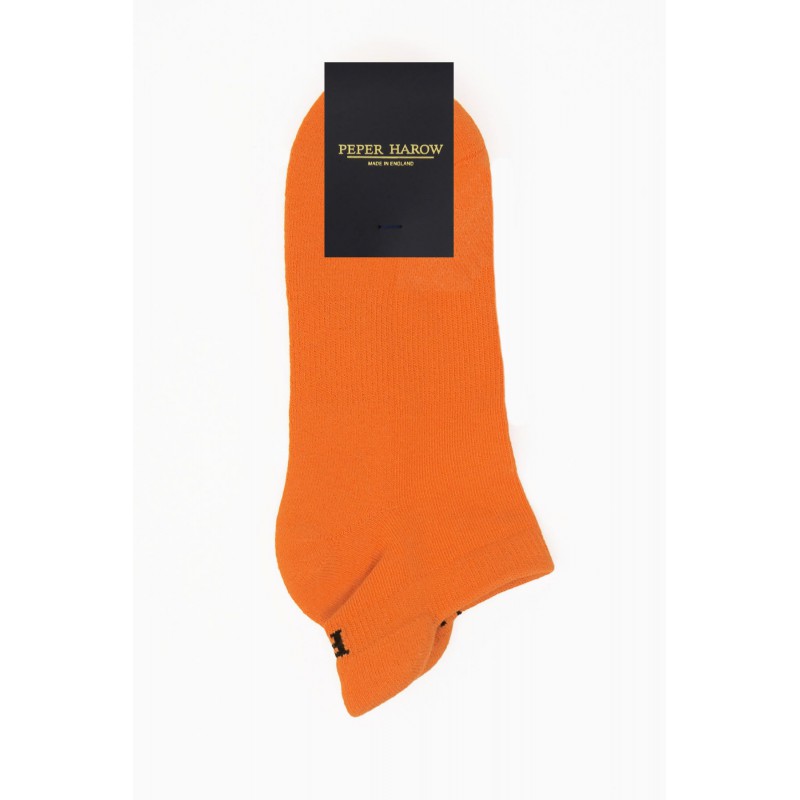 Men PEPER HAROW Organic Mens Trainer Sport Socks - Orange £13.00