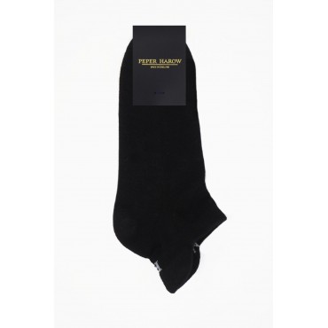 Men PEPER HAROW Organic Mens Trainer Sport Socks - Black £13.00