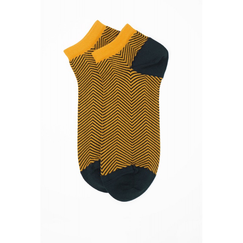 Men PEPER HAROW Lux Taylor Mens Trainer Socks Bundle - Red Yellow £18.00