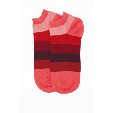 Men PEPER HAROW Block Stripe Mens Trainer Socks Bundle - Fire Earth £18.00