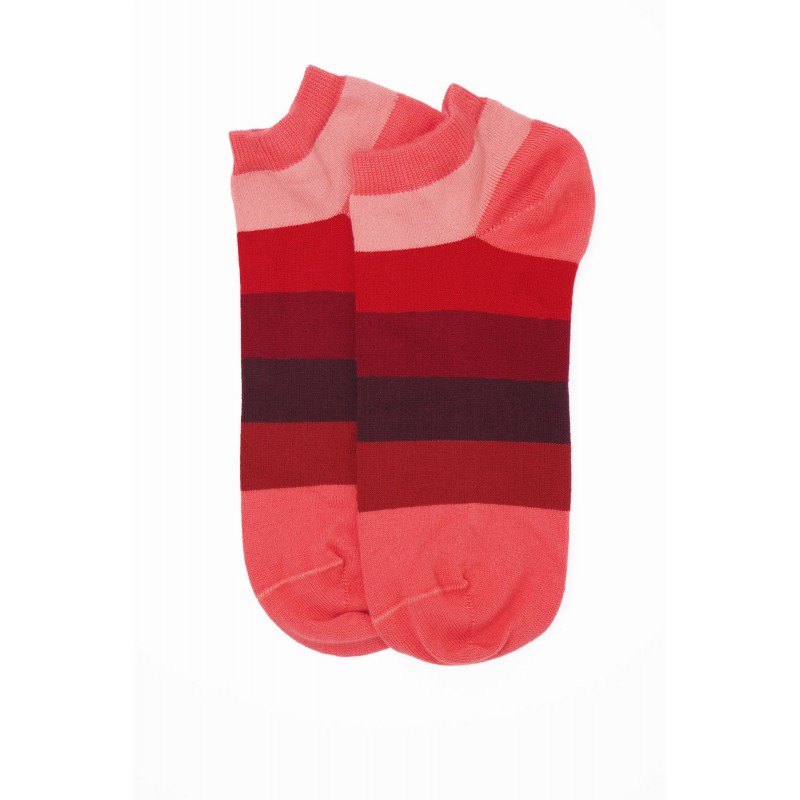 Men PEPER HAROW Block Stripe Mens Trainer Socks Bundle - Fire Earth £18.00