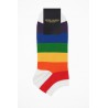 Women PEPER HAROW Block Stripe Womens Trainer Socks Bundle - Rainbow Earth £17.00