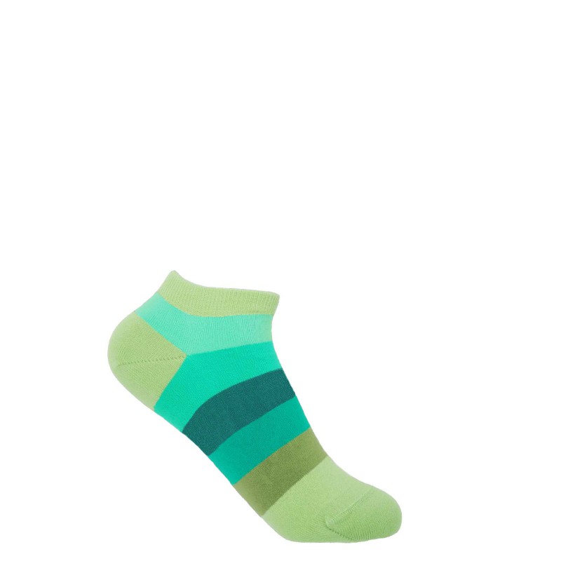 Women PEPER HAROW Block Stripe Womens Trainer Socks Bundle - Rainbow Earth £17.00