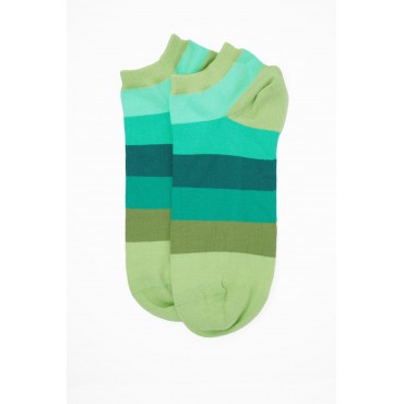 Women PEPER HAROW Block Stripe Womens Trainer Socks Bundle - Rainbow Earth £17.00