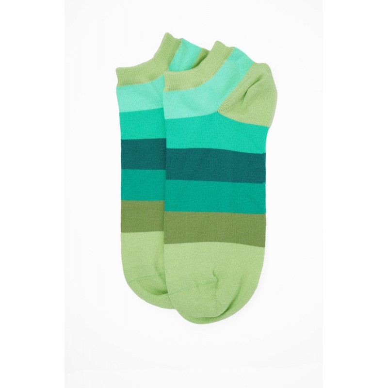 Women PEPER HAROW Block Stripe Womens Trainer Socks Bundle - Rainbow Earth £17.00