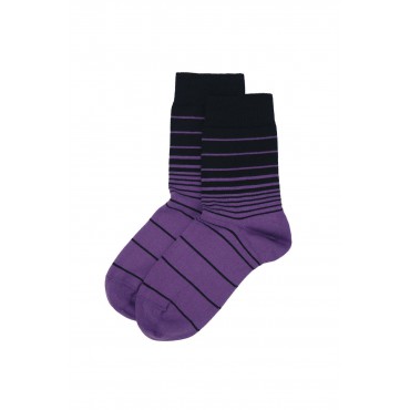 Women PEPER HAROW Retro Stripe Womens Socks - Purple £14.00