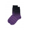 Women PEPER HAROW Retro Stripe Womens Socks - Purple £14.00