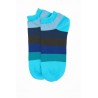 Women PEPER HAROW Block Stripe Womens Trainer Socks - Aqua £10.00