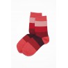 Women PEPER HAROW Block Stripe Womens Socks - Fire £14.00