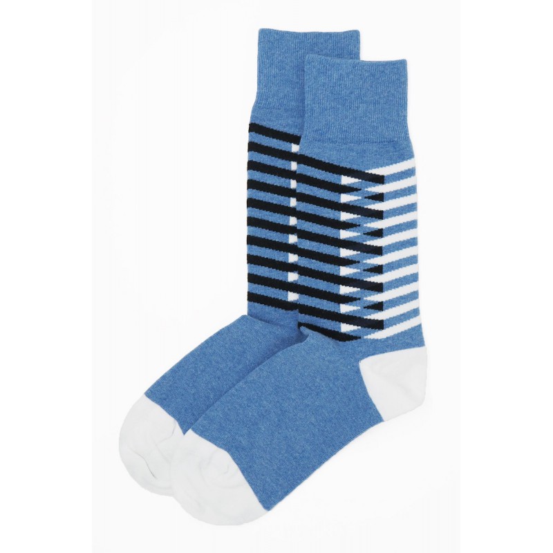 Men PEPER HAROW Symmetry Organic Mens Socks - Blue £16.00