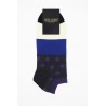 Men PEPER HAROW Mayfair Mens Trainer Socks Bundle - Scarlet Purple £18.00