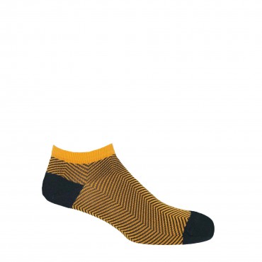 Men PEPER HAROW Lux Taylor Mens Trainer Socks - Yellow £12.00