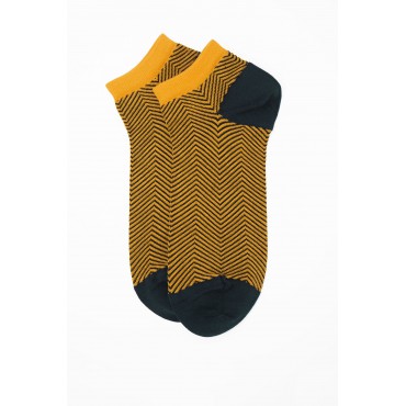 Men PEPER HAROW Lux Taylor Mens Trainer Socks - Yellow £12.00