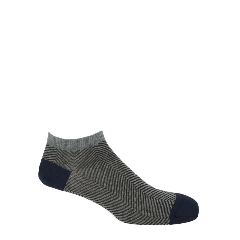 Men PEPER HAROW Lux Taylor Mens Trainer Socks - Grey £12.00