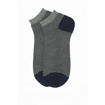 Men PEPER HAROW Lux Taylor Mens Trainer Socks - Grey £12.00