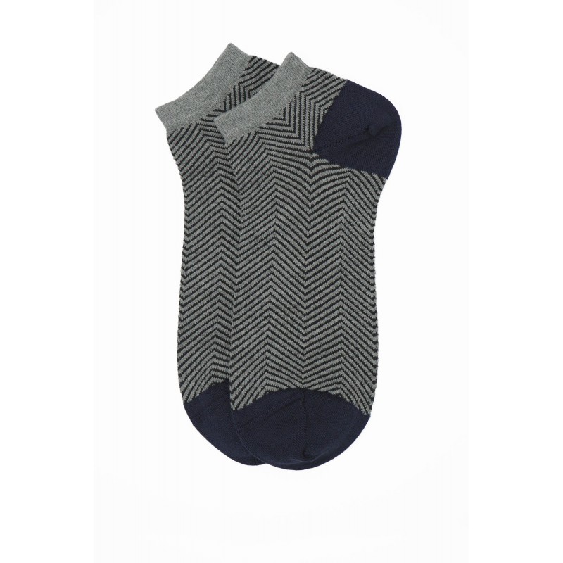 Men PEPER HAROW Lux Taylor Mens Trainer Socks - Grey £12.00