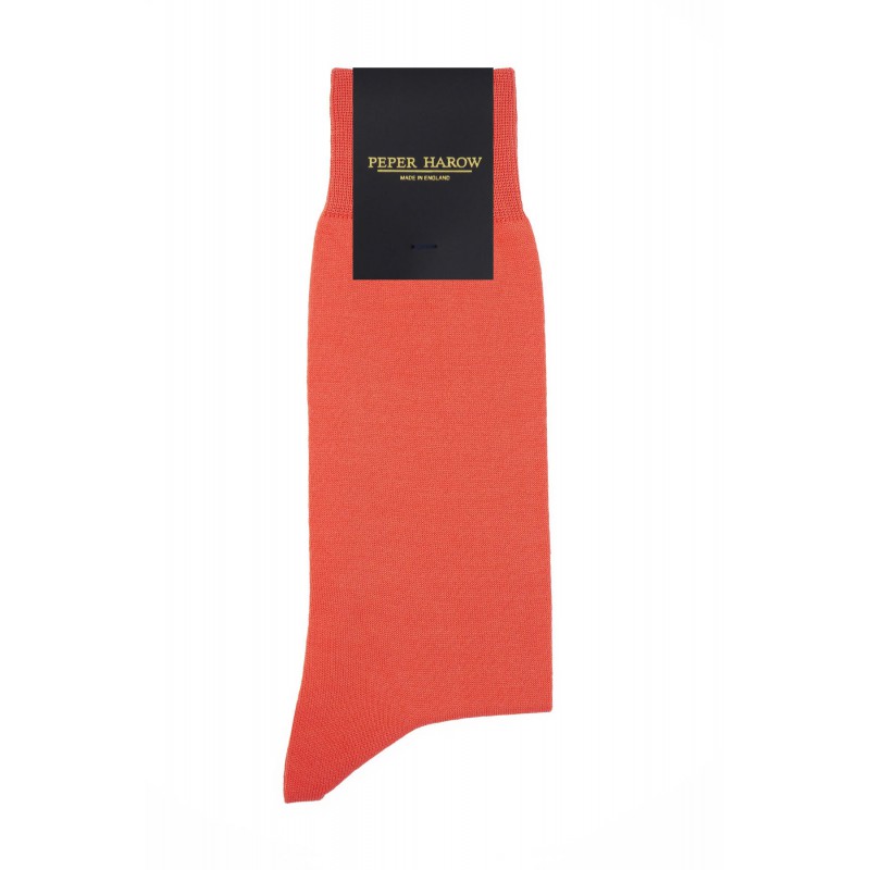 Men PEPER HAROW Classic Mens Socks - Salmon £15.00