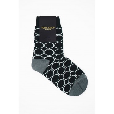 Women PEPER HAROW Beehive Womens Socks - Black £13.00