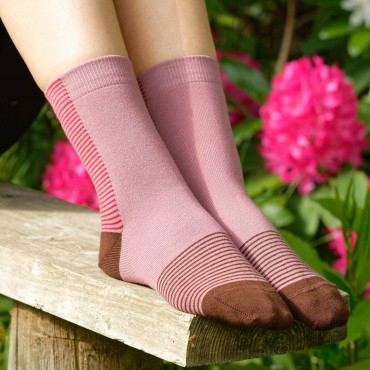 Women PEPER HAROW Anne Womens Socks - Berry £14.00