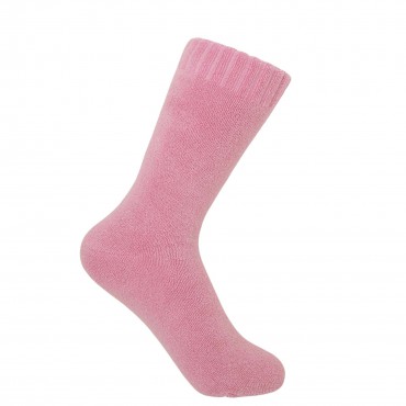 Women PEPER HAROW Ribbed Cuff Womens Bed Socks - Pink £14.00