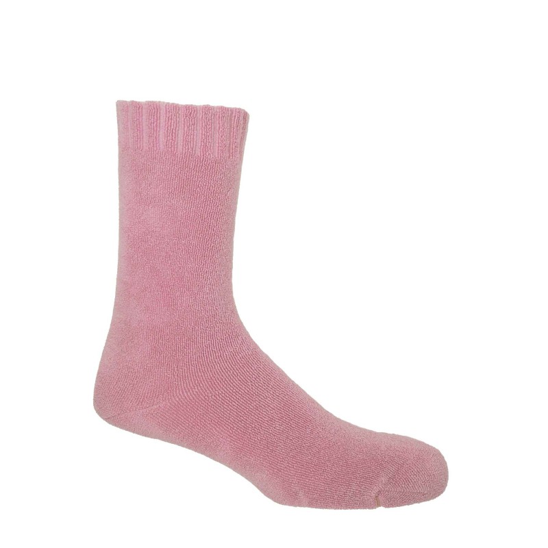 Men PEPER HAROW Ribbed Cuff Mens Bed Socks - Pink £7.00