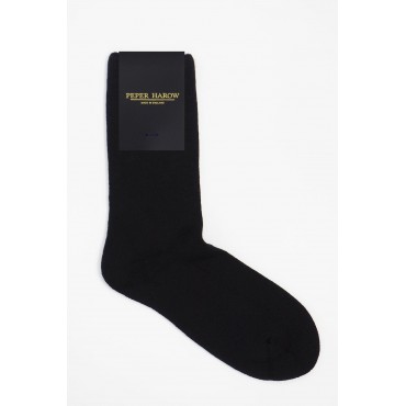 Women PEPER HAROW Plain Womens Bed Socks - Black £14.00