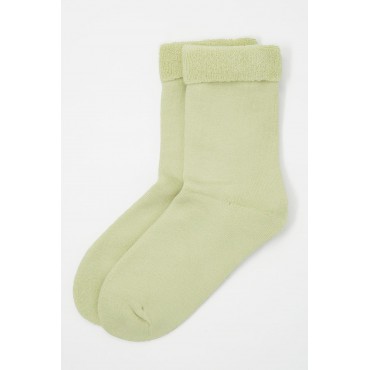 Women PEPER HAROW Plain Womens Bed Socks - Cream £14.00