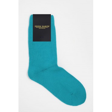 Men PEPER HAROW Plain Mens Bed Socks - Aqua £14.00