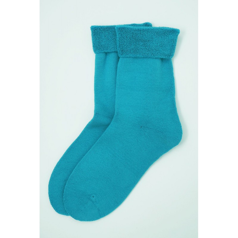 Men PEPER HAROW Plain Mens Bed Socks - Aqua £14.00