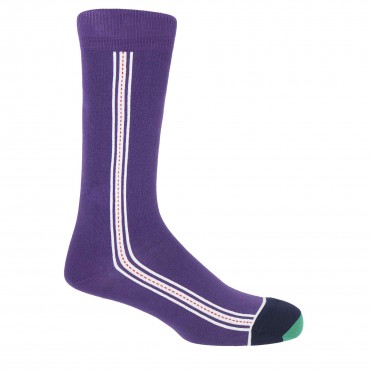 Men PEPER HAROW Andover Mens Socks - Purple £10.00