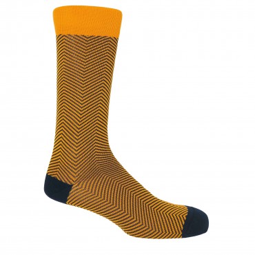 Men PEPER HAROW Lux Taylor Mens Socks - Yellow £15.00