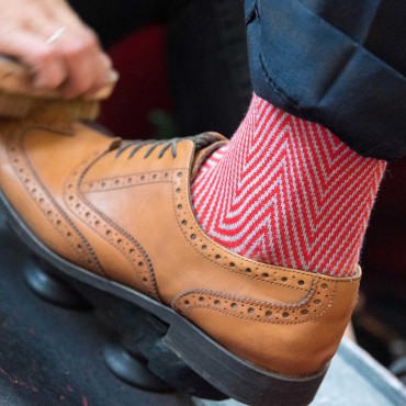 Men PEPER HAROW Lux Taylor Mens Socks - Red £15.00