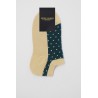 Women PEPER HAROW Polka Womens Organic Trainer Socks - Beige £10.00