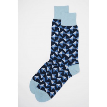 Men PEPER HAROW Triangle Mens Socks - Navy-PH-6337187315886- £12.00