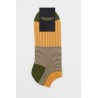 Men PEPER HAROW Oxford Stripe Mens Trainer Socks - Mustard-PH-5535223185557- £12.00